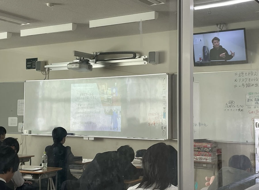 広島桜が丘高校ワークショップ授業風景01